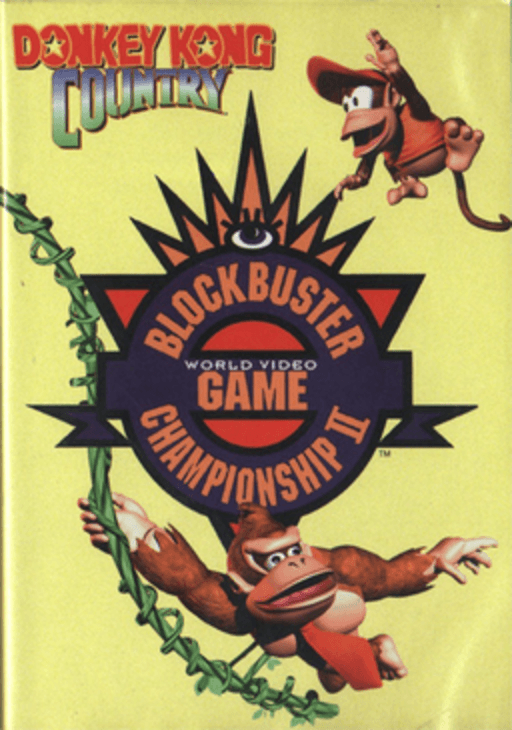 Donkey Kong Country Competition box art for Super Nintendo